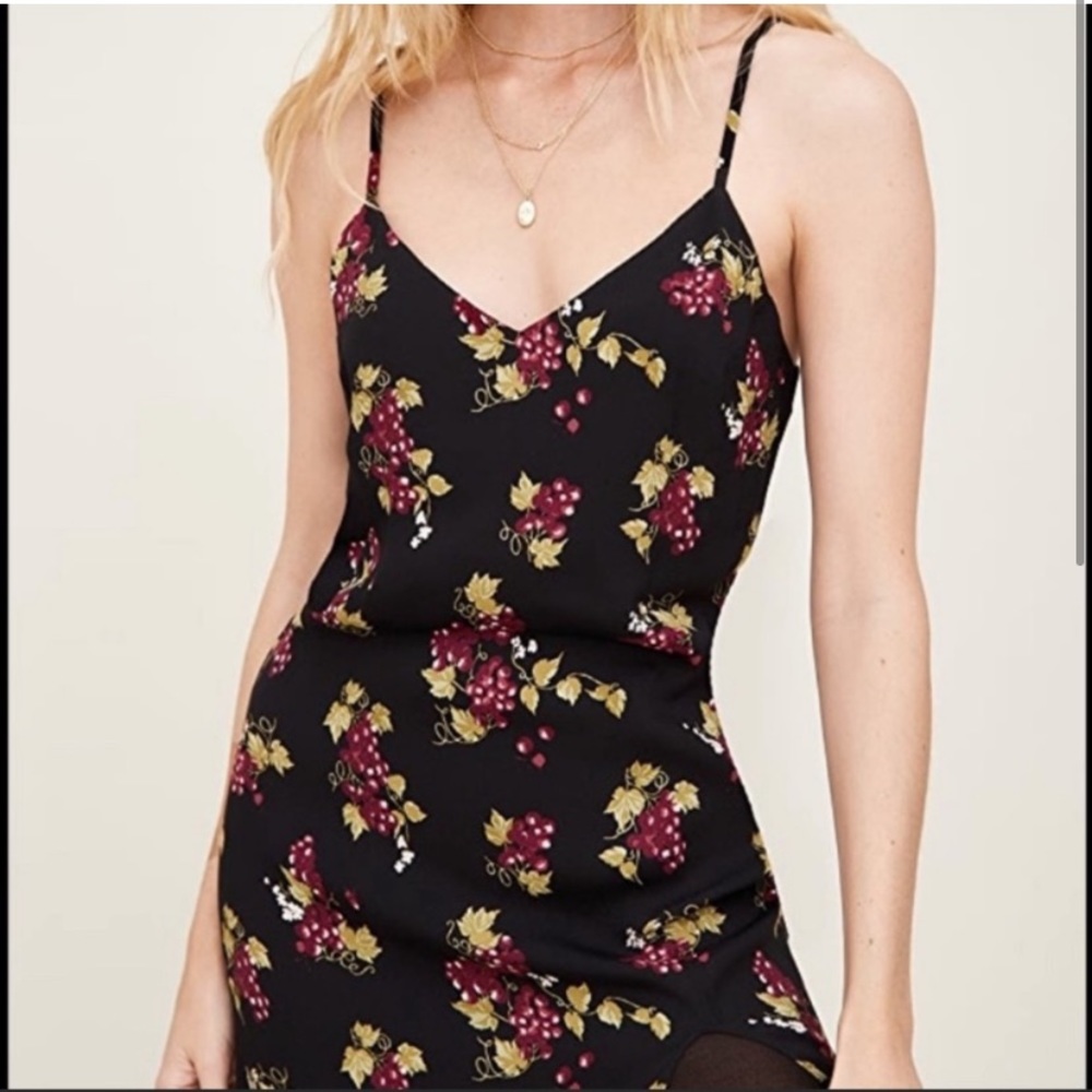 Reformation Crimini dress in Grenache size 2P petite